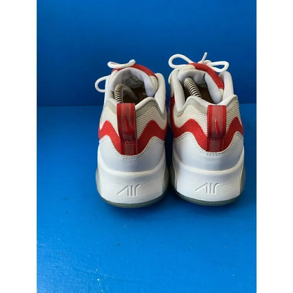 NIKE AIR MAX 200 WHITE UNIVERSITY RED SILVER AQ2568-100 Size 9